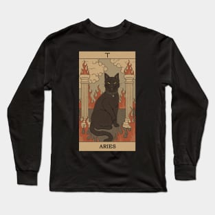 Aries Cat Long Sleeve T-Shirt